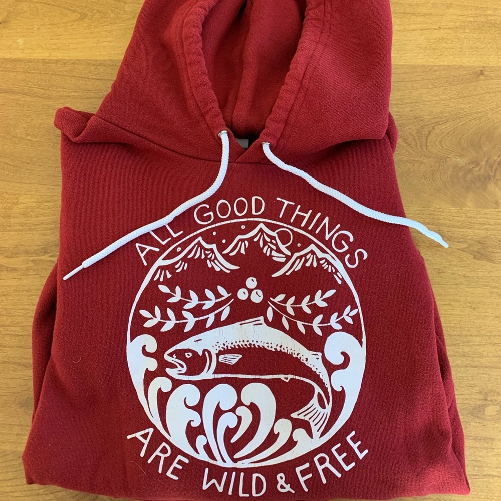 Salmon Sisters Fish Hoodie